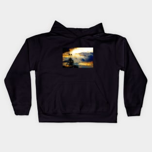 South Crofty At Sunset Kids Hoodie